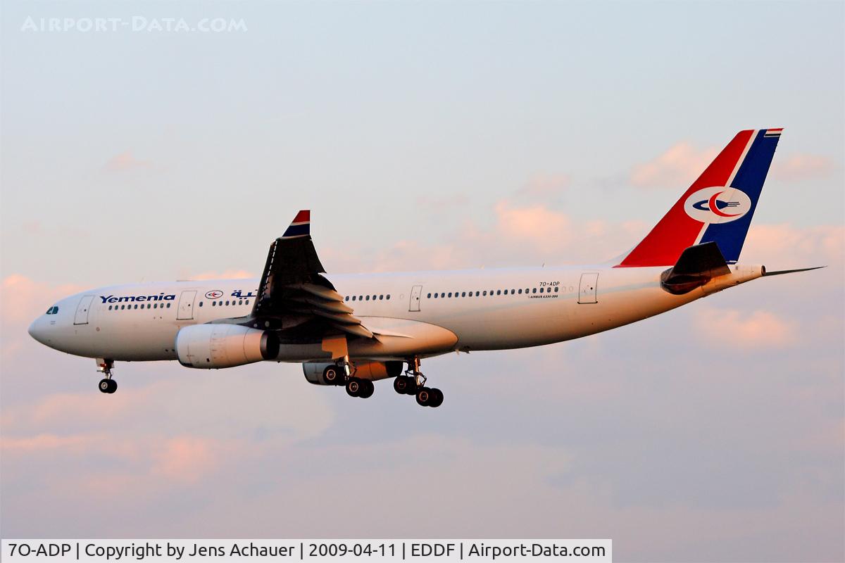 7O-ADP, 2004 Airbus A330-243 C/N 625, Yemenia Airbus 330-243
