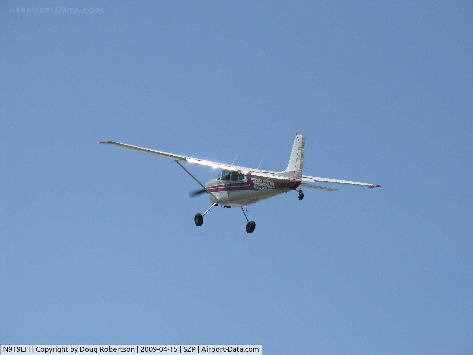 N919EH, 1959 Cessna 182C Skylane C/N 52391, 1959 Cessna 182C SKYLANE taildragger conversion-rarely seen, Continental O-470-S 230 Hp, departure climb Rwy 22