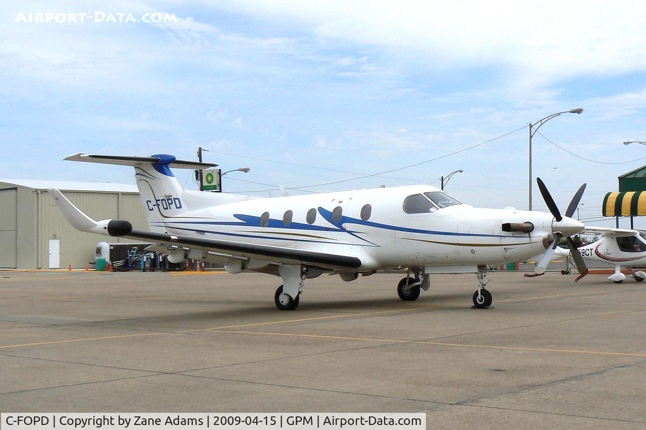 C-FOPD, 1997 Pilatus PC-12/45 C/N 182, At Grand Prairie Municipal