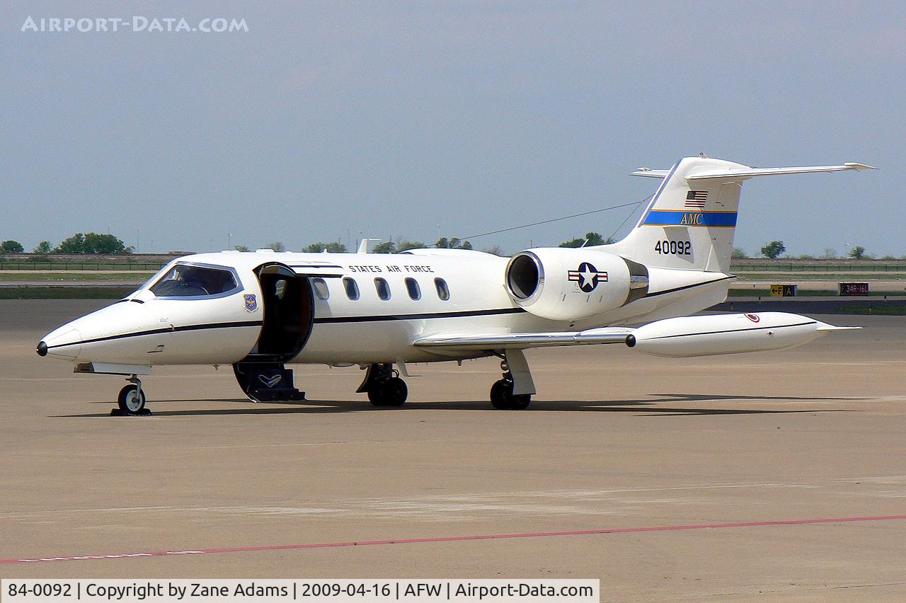 84-0092, 1984 Gates Learjet C-21A C/N 35A-538, USAF Learjet at Alliance - Fort Worth