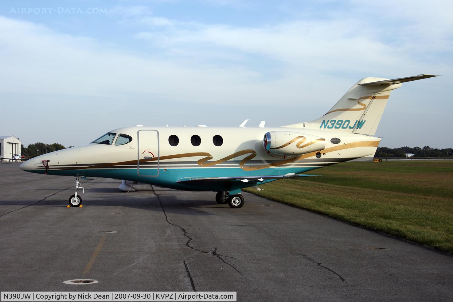 N390JW, Raytheon Aircraft Company 390 C/N RB-78, KVPZ