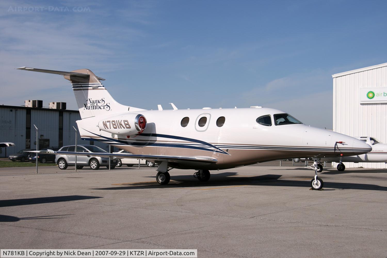 N781KB, 2003 Raytheon 390 Premier I C/N RB-103, KTZR