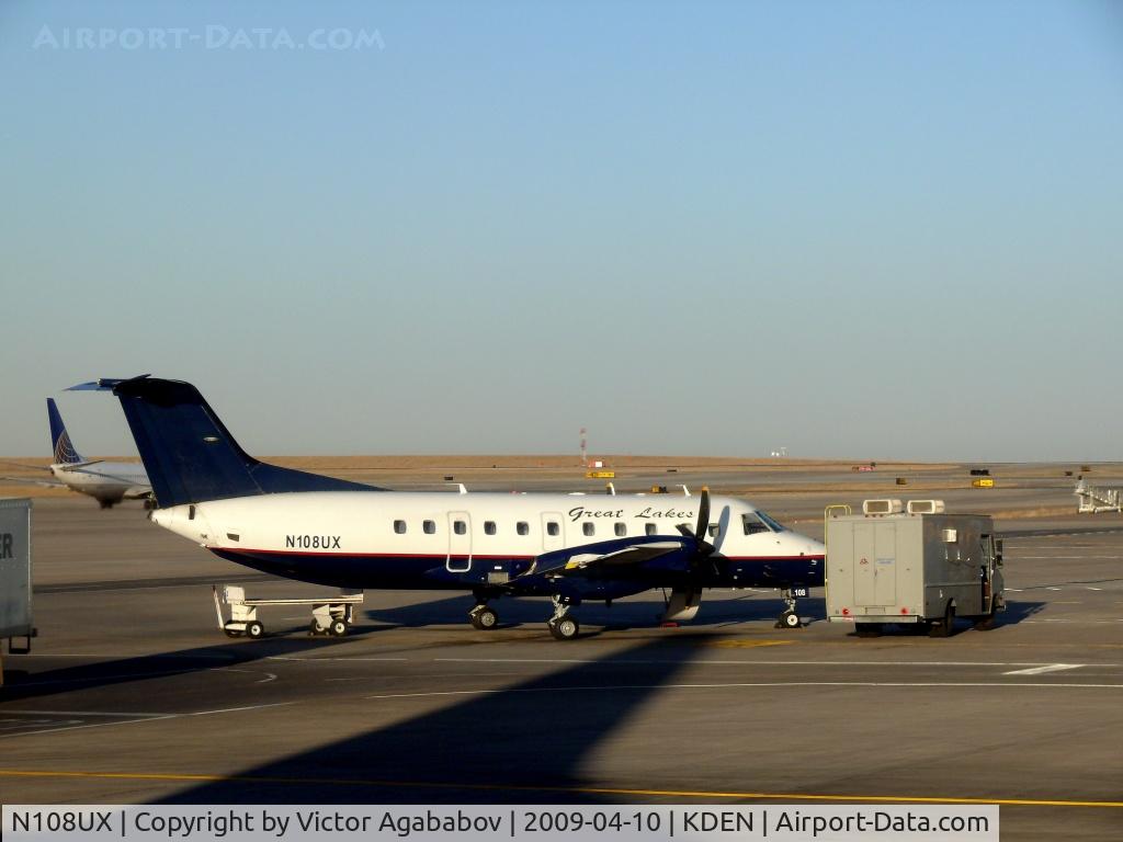 N108UX, 1988 Embraer EMB-120ER Brasilia C/N 120108, At Denver