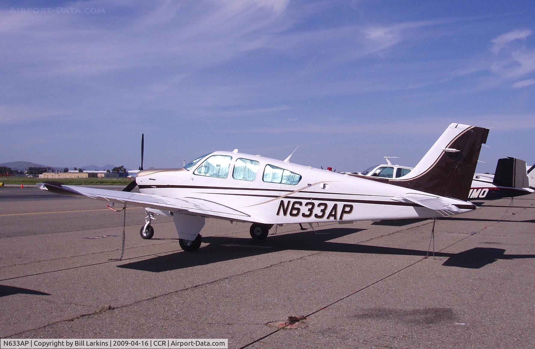 N633AP, 1991 Beech F33A Bonanza C/N CE-1632, In for 2009 BPPP