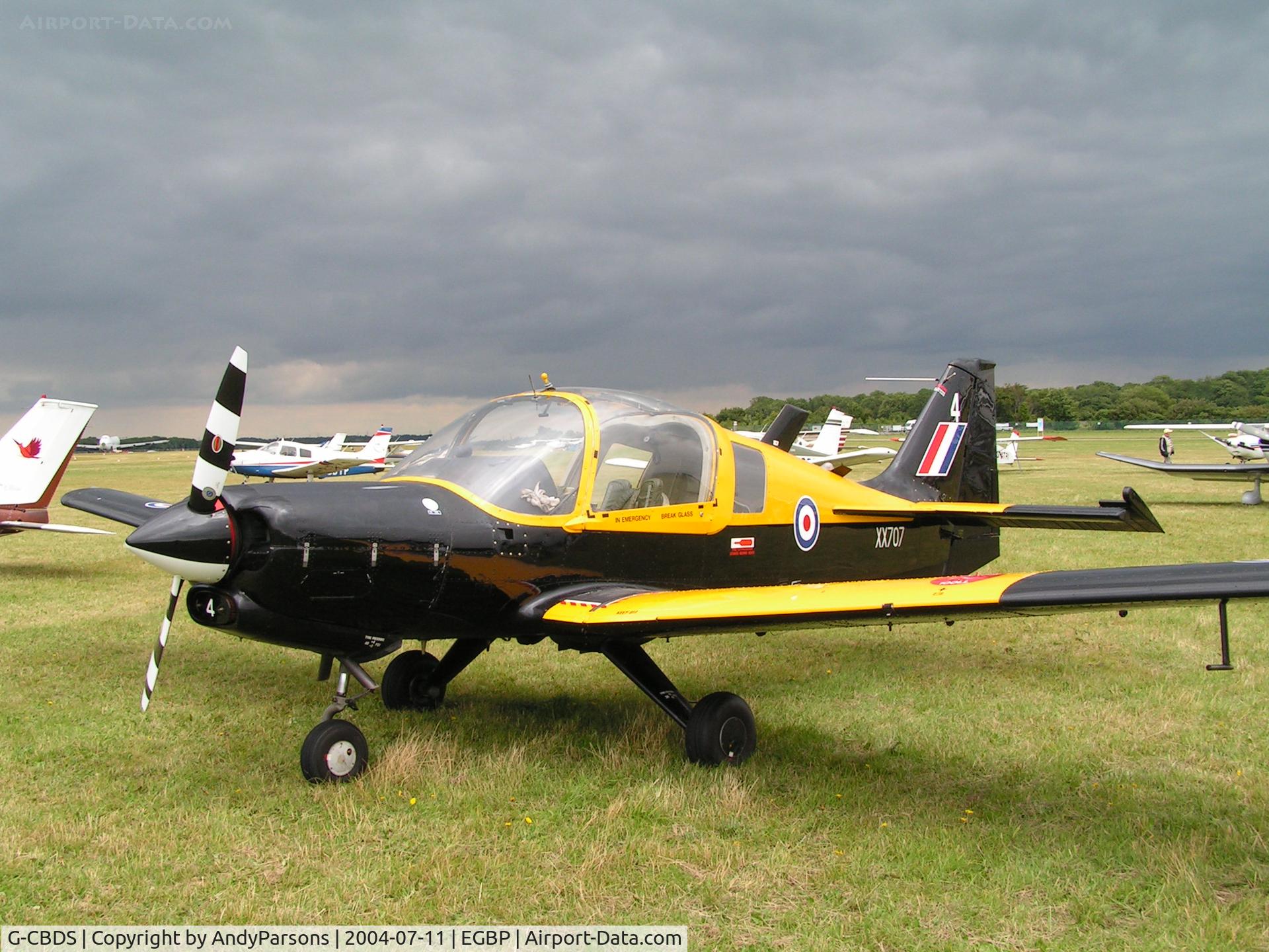 G-CBDS, 1975 Scottish Aviation Bulldog T.1 C/N BH120/356, AT kemble PFA Rallye 2004