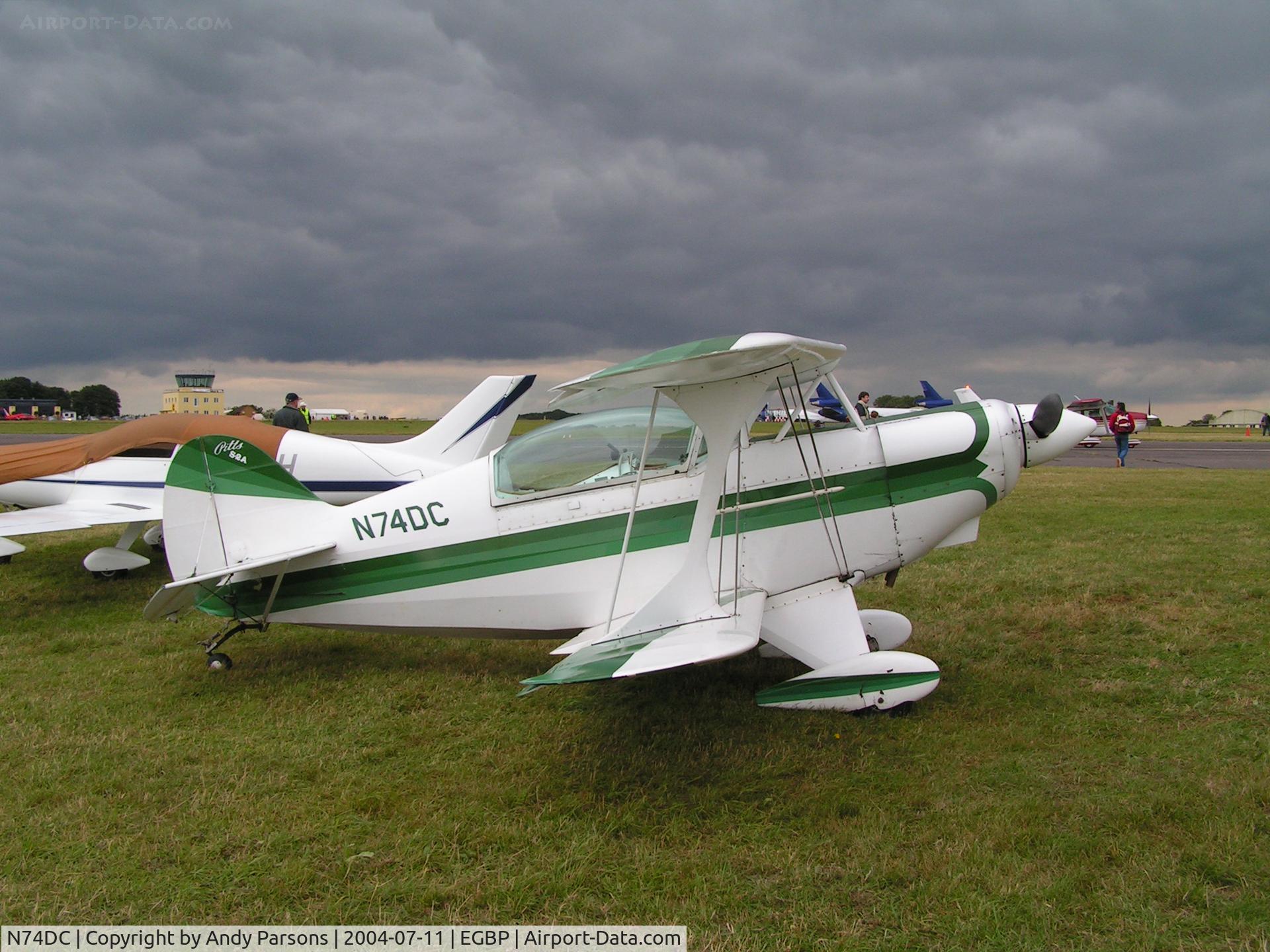 N74DC, 1980 Aerotek Pitts S-2A Special C/N 2228, Not nice weather at Kemble again!!