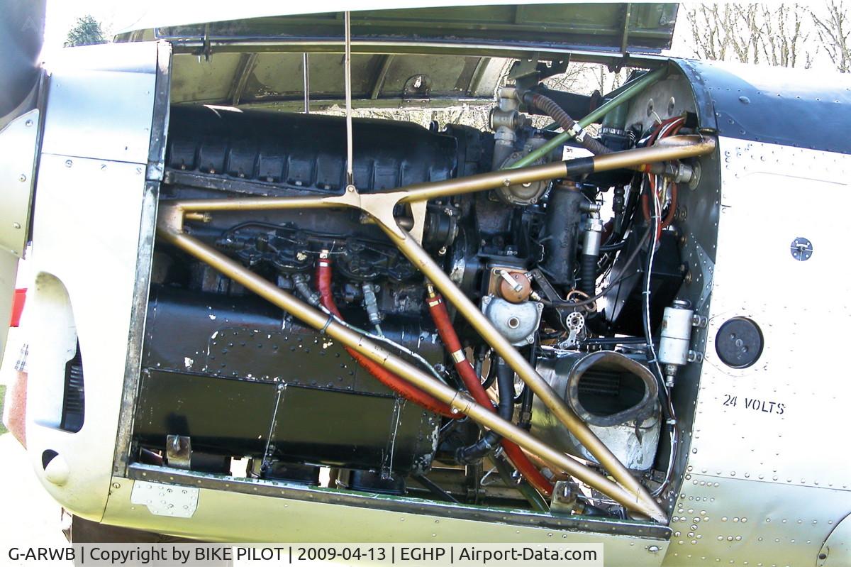 G-ARWB, 1952 De Havilland DHC-1 Chipmunk 22A C/N C1/0621, DE HAVILLAND GIPSY MAJOR 10 MK.2. IN THE 1970'S THIS AIRCRAFT WAS FITTED WITH AN AERO BONNER 200 hp ENGINE AND KNOWN AS A CHIPMUNK 200.