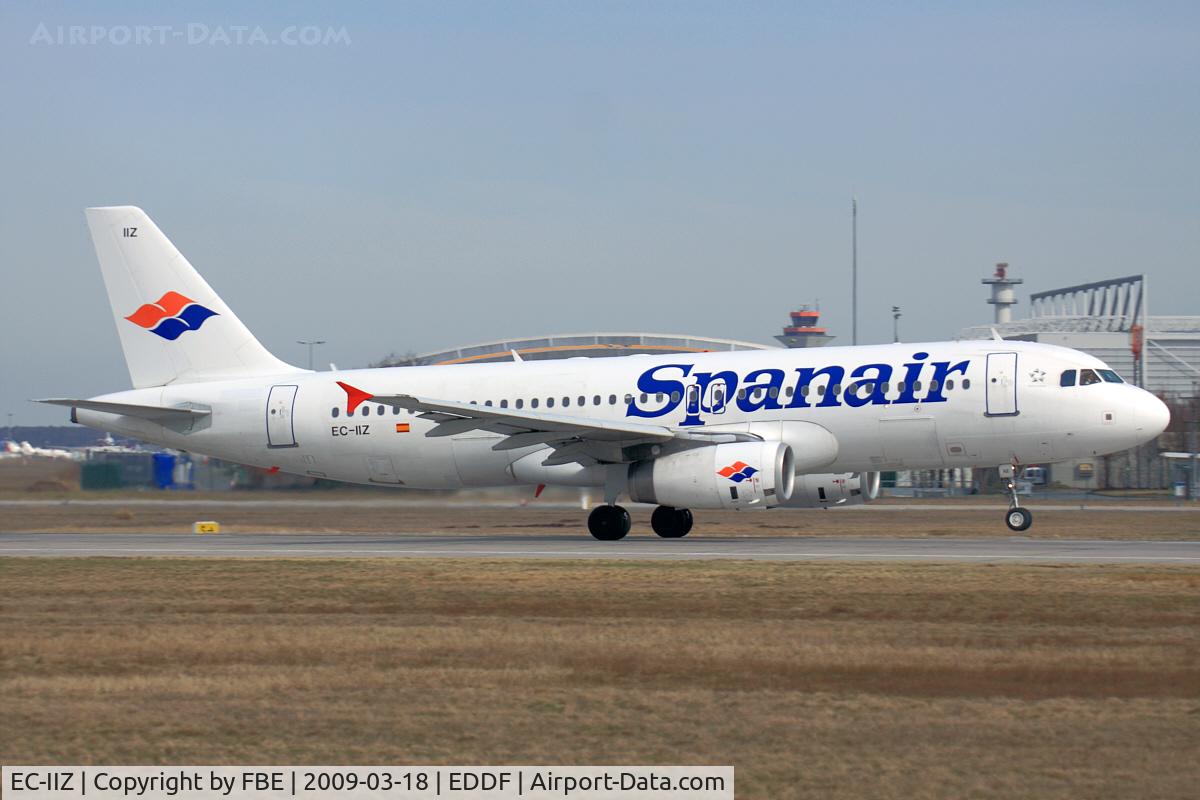 EC-IIZ, 2002 Airbus A320-232 C/N 1862, rotation at RW18W EDDF