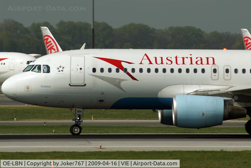 OE-LBN, 1997 Airbus A320-214 C/N 768, Austrian Airlines Airbus A320-214