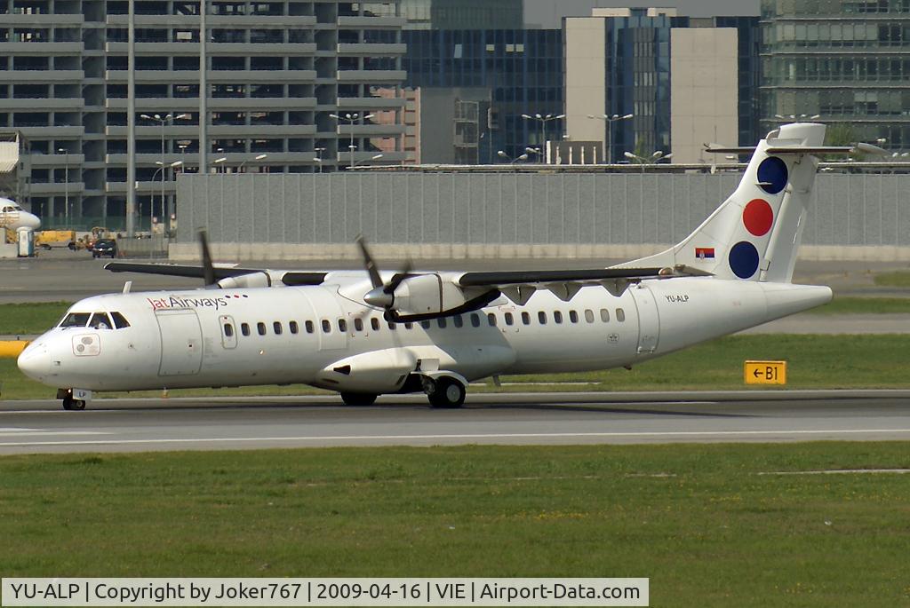 YU-ALP, 1990 ATR 72-202 C/N 189, Jat Airways Aérospatiale ATR-72
