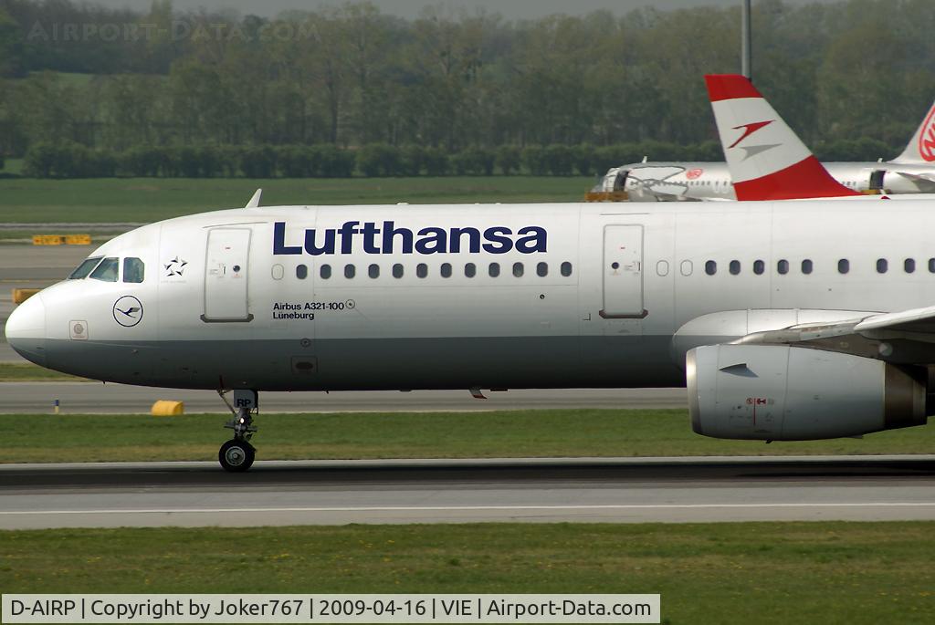 D-AIRP, 1995 Airbus A321-131 C/N 0564, Lufthansa Airbus A321-131