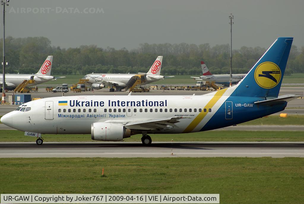 UR-GAW, 1991 Boeing 737-5Y0 C/N 24898, Ukraine International Airlines Boeing 737-5Y0
