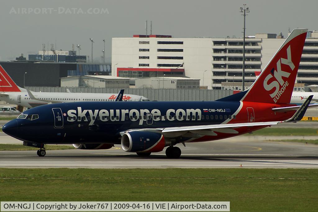 OM-NGJ, 2007 Boeing 737-76N C/N 34755, SkyEurope Airlines Boeing 737-76N(WL)