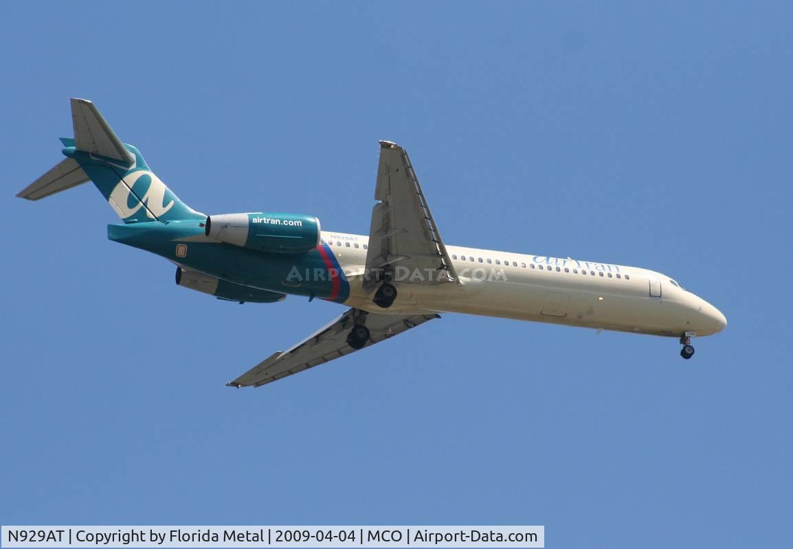 N929AT, 2000 Boeing 717-200 C/N 55075, Air Tran 717
