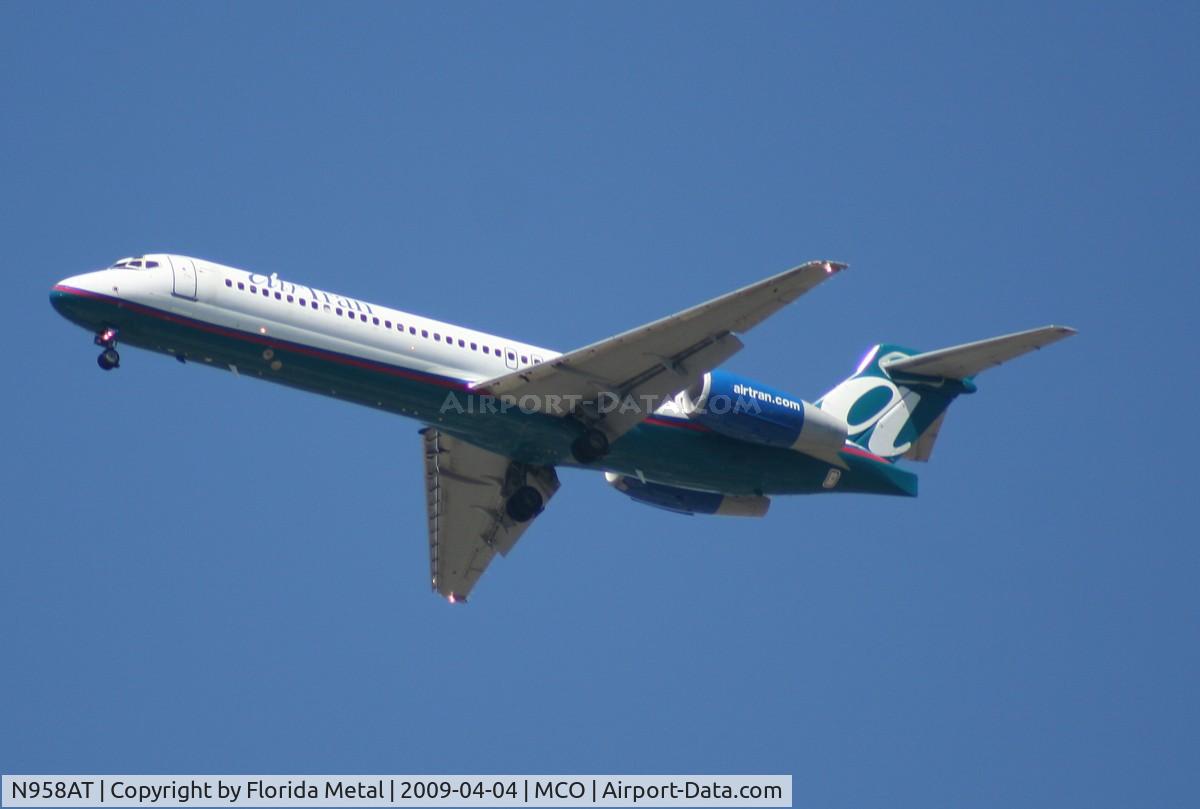 N958AT, 2001 Boeing 717-200 C/N 55020, Air Tran 717