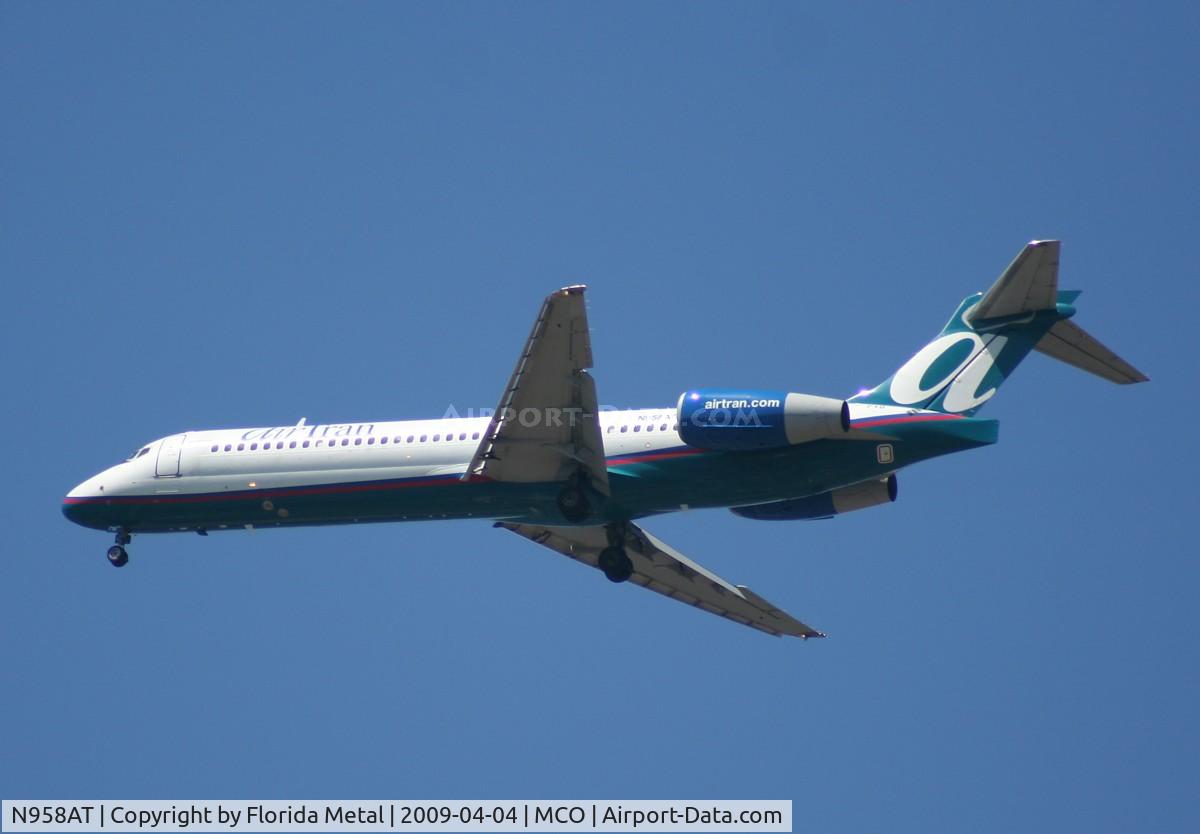 N958AT, 2001 Boeing 717-200 C/N 55020, Air Tran 717
