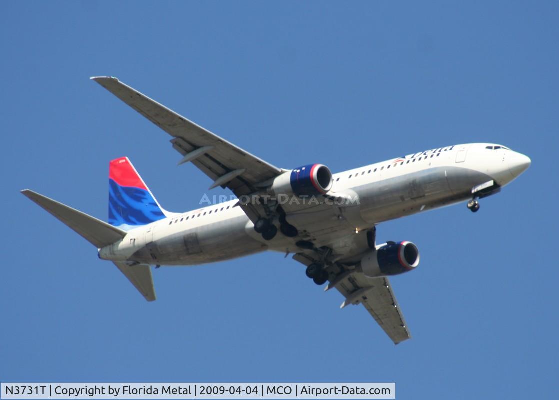 N3731T, 2000 Boeing 737-832 C/N 30775, Delta 737-800
