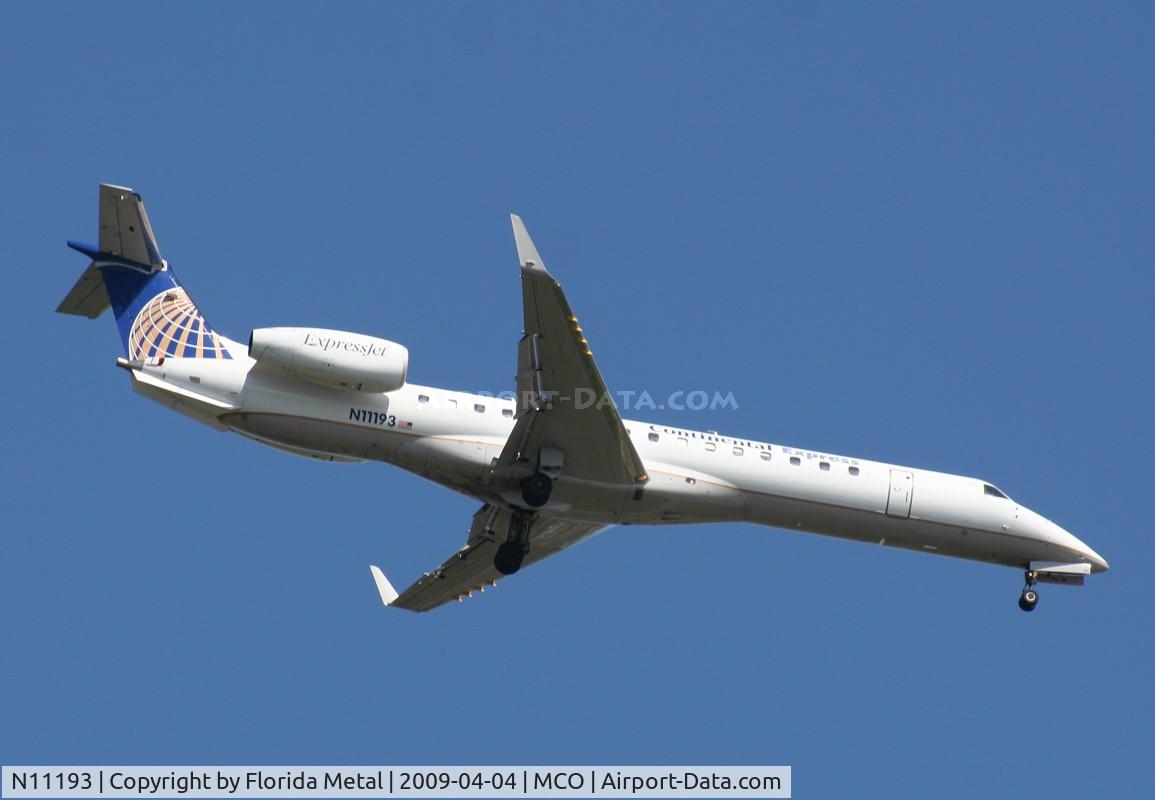 N11193, 2005 Embraer ERJ-145XR (EMB-145XR) C/N 14500938, Continental Express JEt E145XR