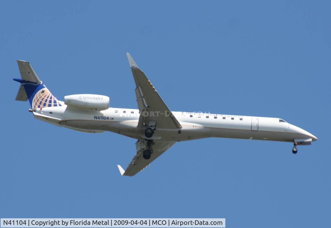 N41104, 2002 Embraer ERJ-145XR (EMB-145XR) C/N 145646, Continental Expressjet E145XR