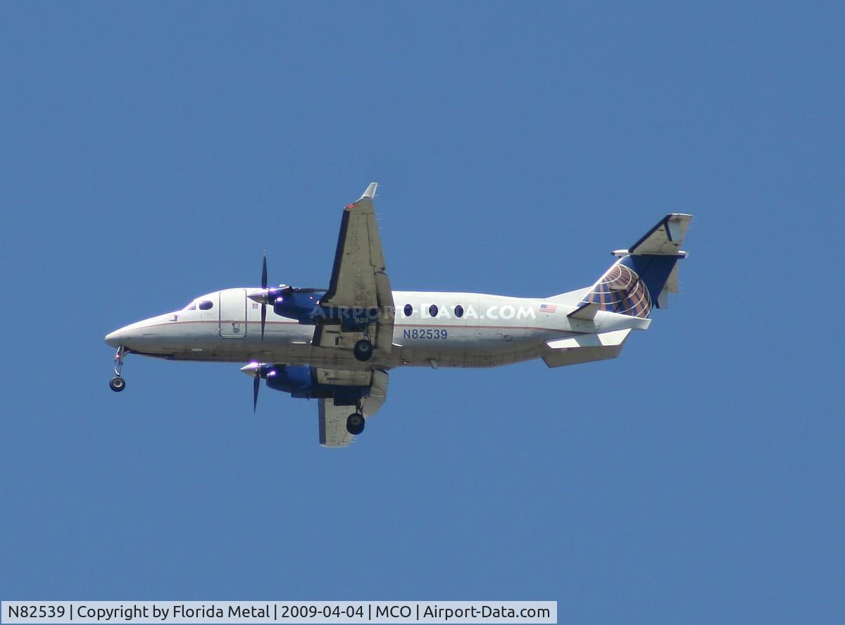 N82539, 1995 Beech 1900D C/N UE-168, Continental Connection Beech 1900D