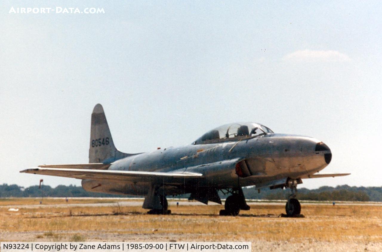 N93224, 1958 Lockheed T-33A Shooting Star C/N 58-0546, At Meacham Field