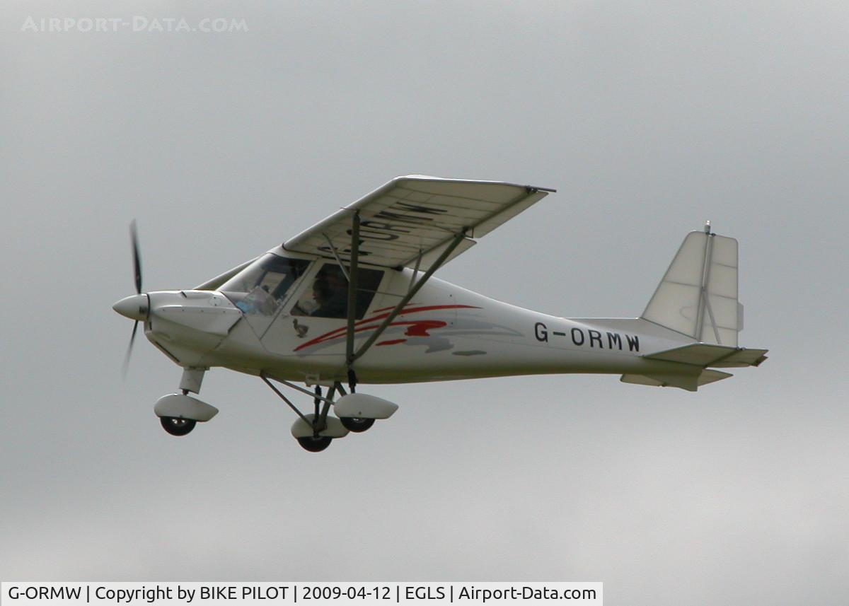 G-ORMW, 2005 Comco Ikarus C42 FB100 C/N 0501-6653, CLIMBING OUT OFF RWY 06