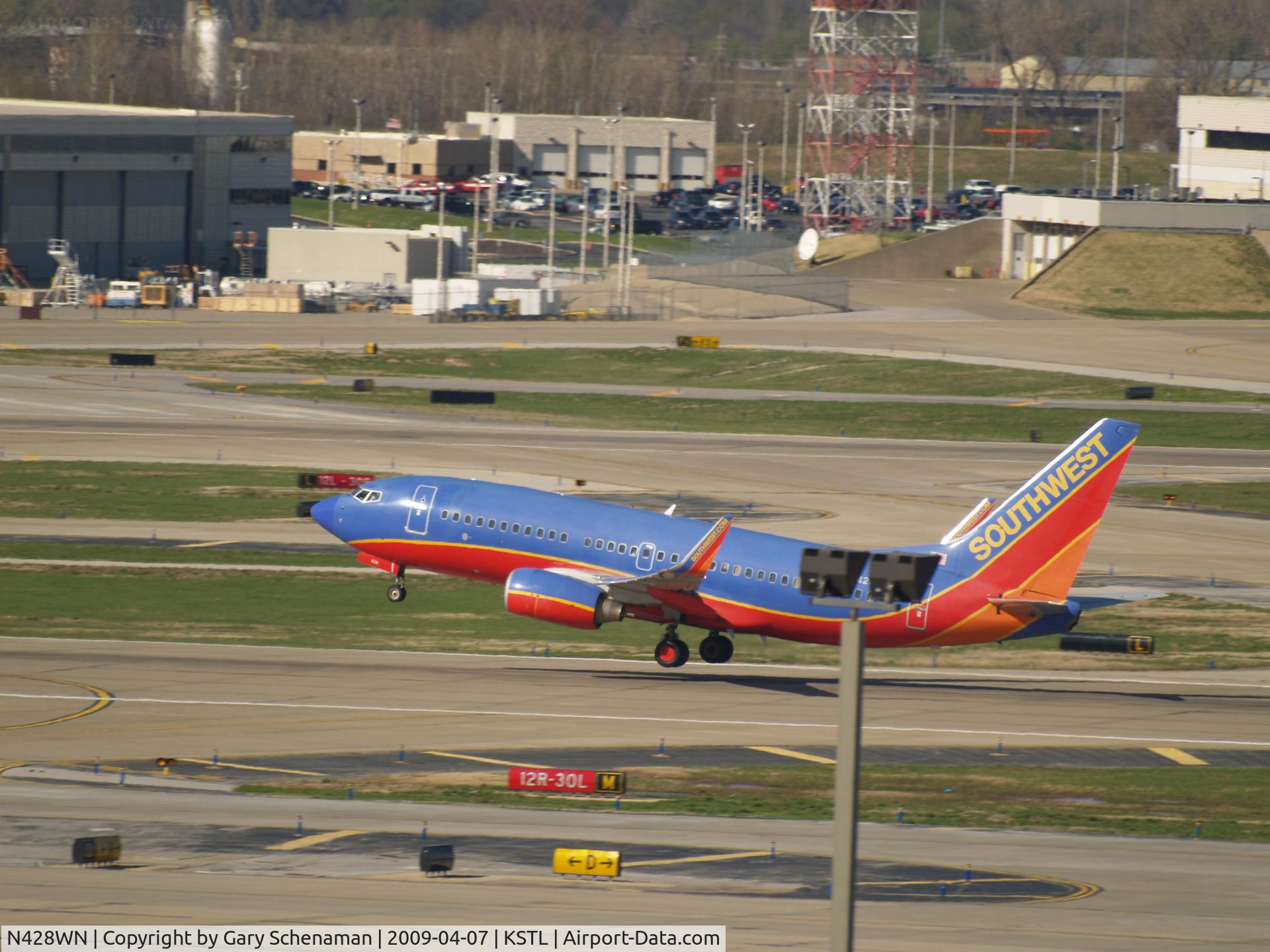 N428WN, 2002 Boeing 737-7H4 C/N 29844, AIRBORNE