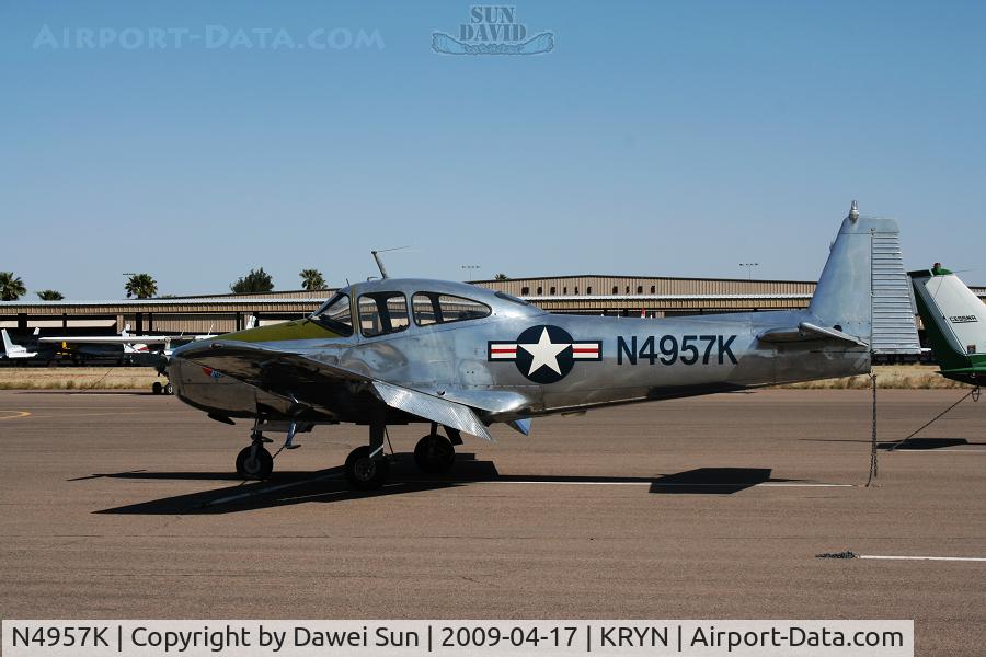 N4957K, 1949 Ryan Navion A C/N NAV-4-1957, N4957K