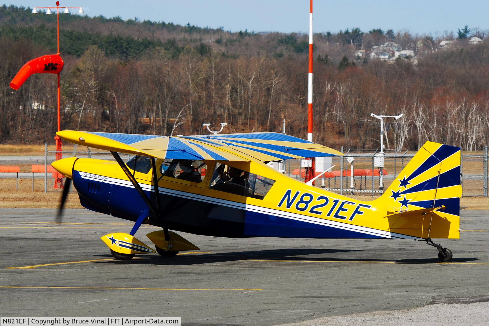 N821EF, 2008 American Champion 8KCAB Super Decathlon C/N 1058-2007, Fitchburg Mun. Airport