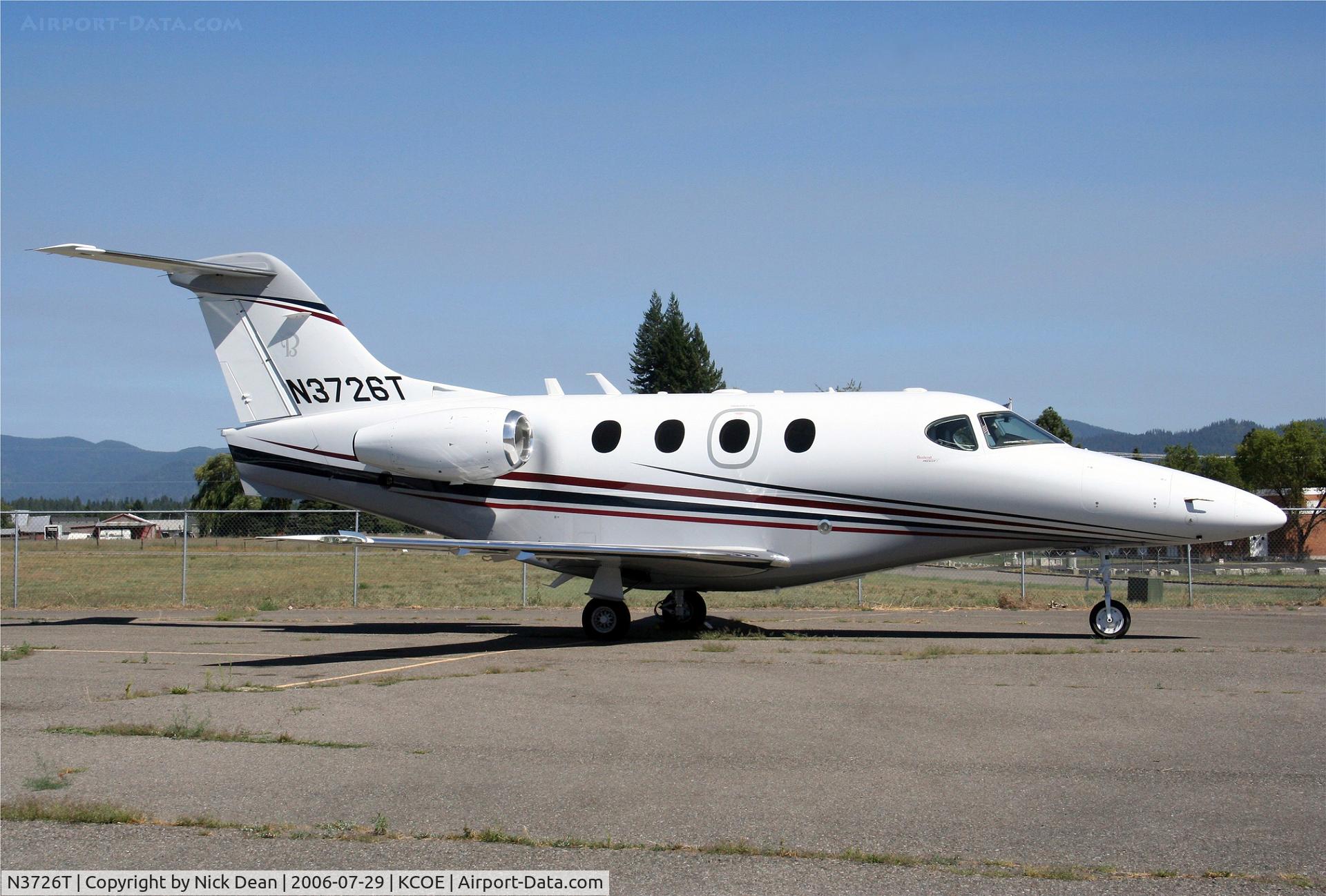 N3726T, 2006 Raytheon 390 Premier 1A C/N RB-168, KCOE