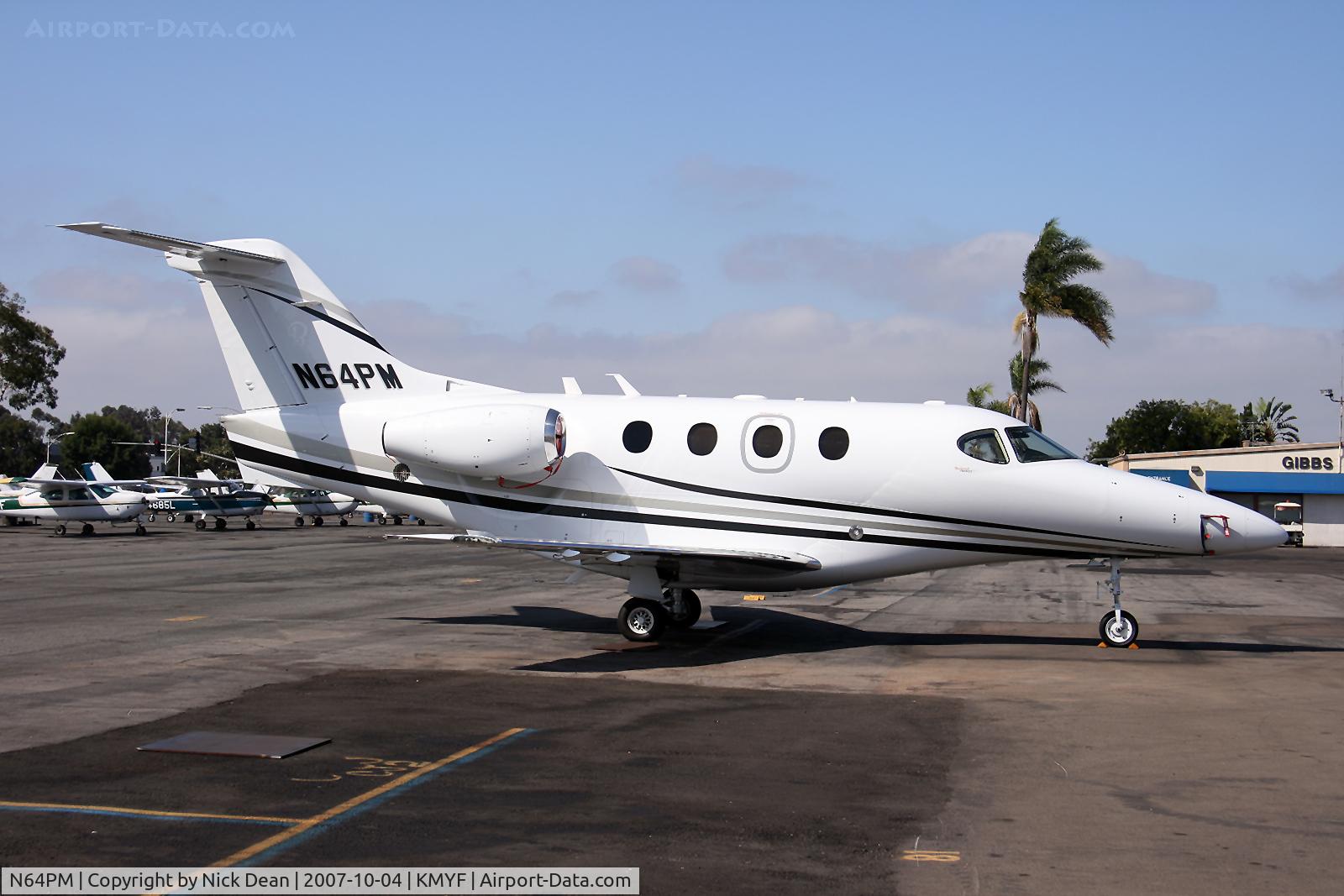 N64PM, Raytheon Aircraft Company 390 C/N RB-168, KMYF