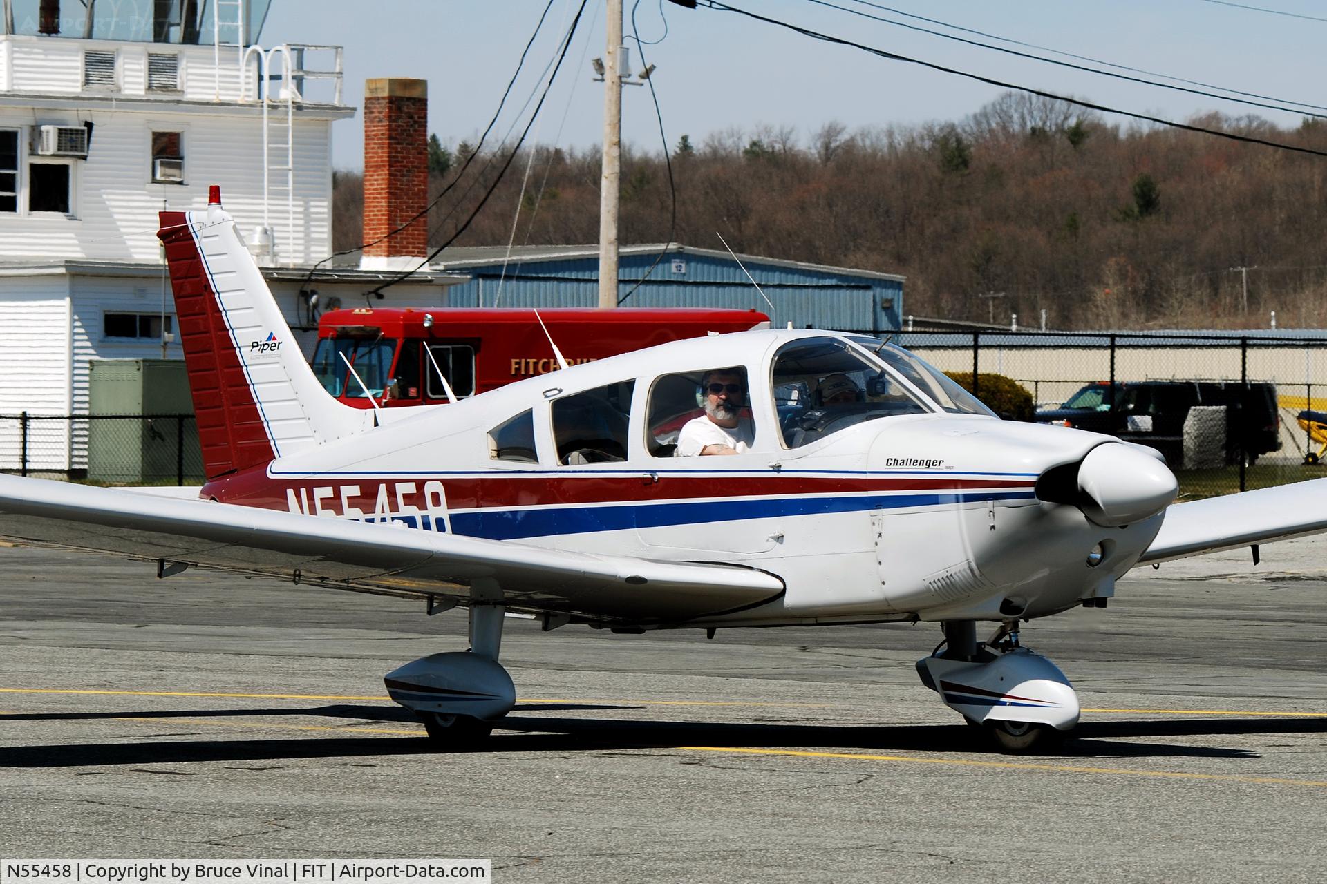 N55458, 1973 Piper PA-28-180 Cherokee C/N 28-7305389, Fitchburg Mun. Airport