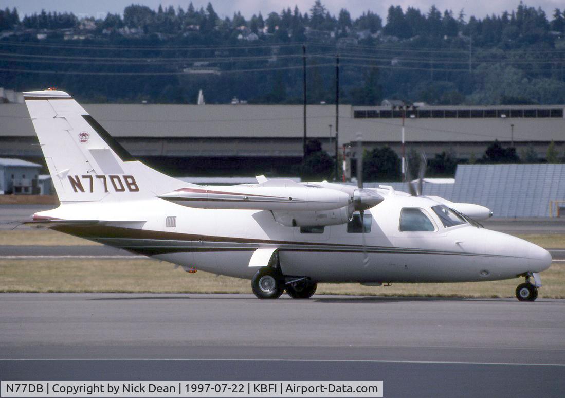 N77DB, 1980 Mitsubishi MU-2B-40 Solitaire C/N 429SA, KBFI