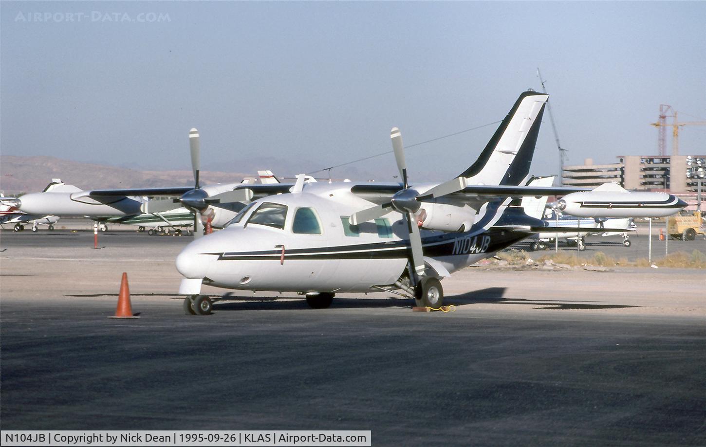 N104JB, 1980 Mitsubishi MU-2B-40 Solitaire C/N 435SA, KLAS