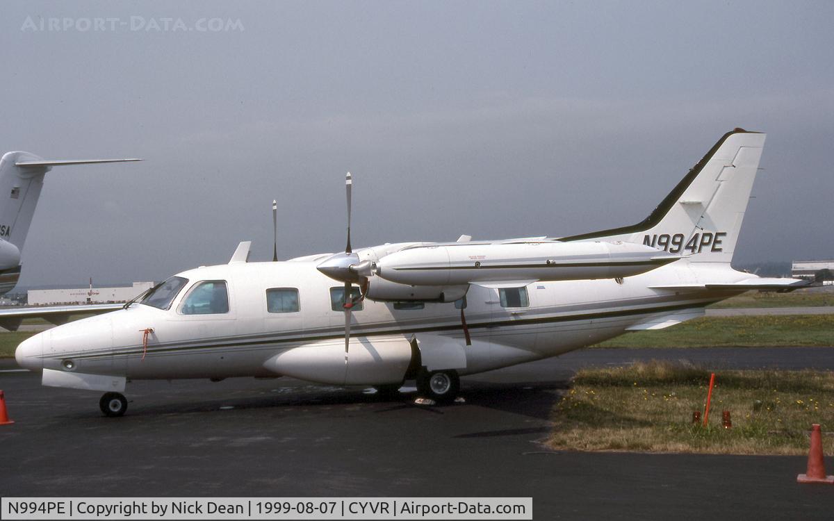N994PE, Mitsubishi MU-2B-36A C/N 714SA, CYVR