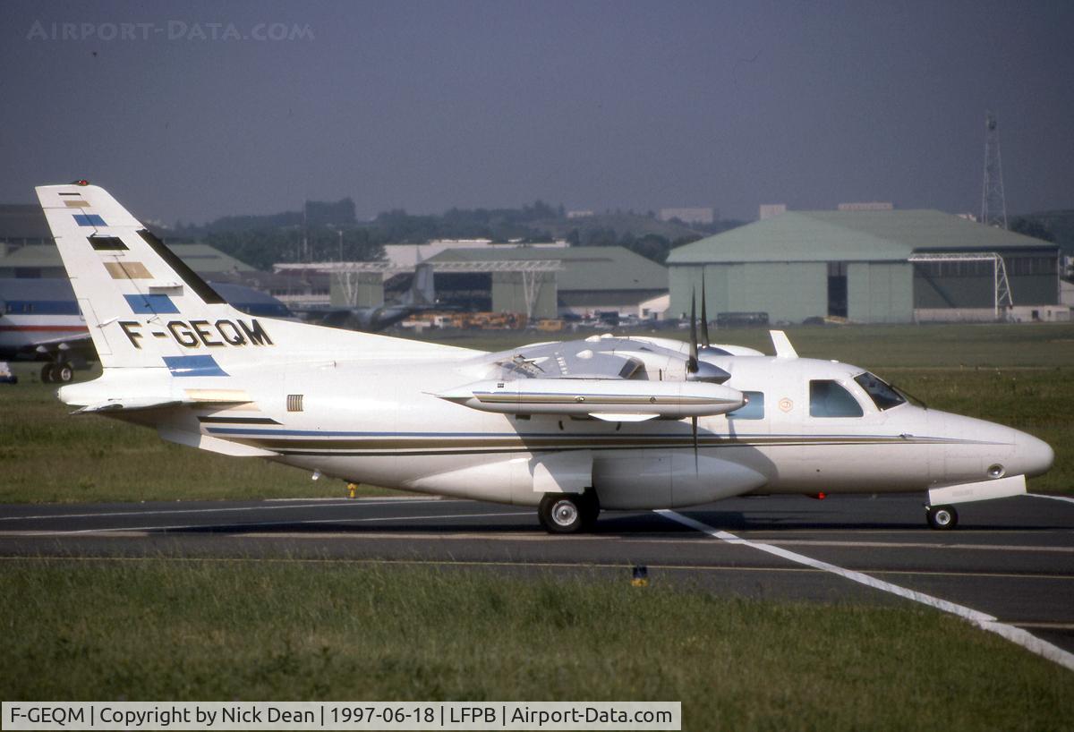 F-GEQM, 1981 Mitsubishi MU-2B-60 Marquise C/N 790SA, LFPB Paris Le Bourget