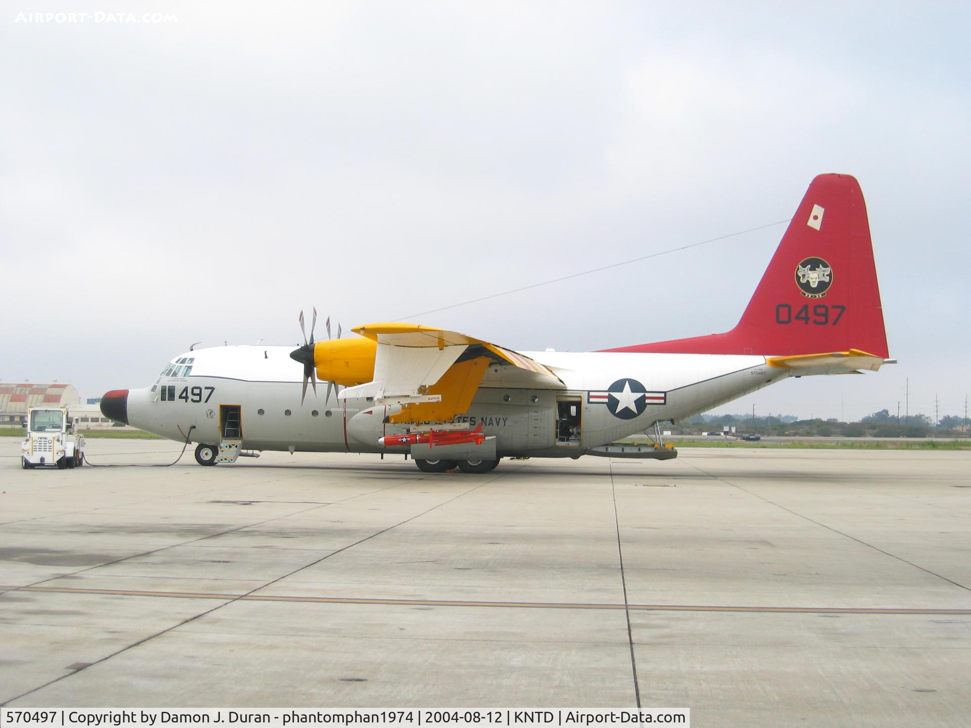 570497, Lockheed DC-130A Hercules C/N 183-3204, DC-130A at Pt Mugu and was part of the VX-30 Bloodhounds