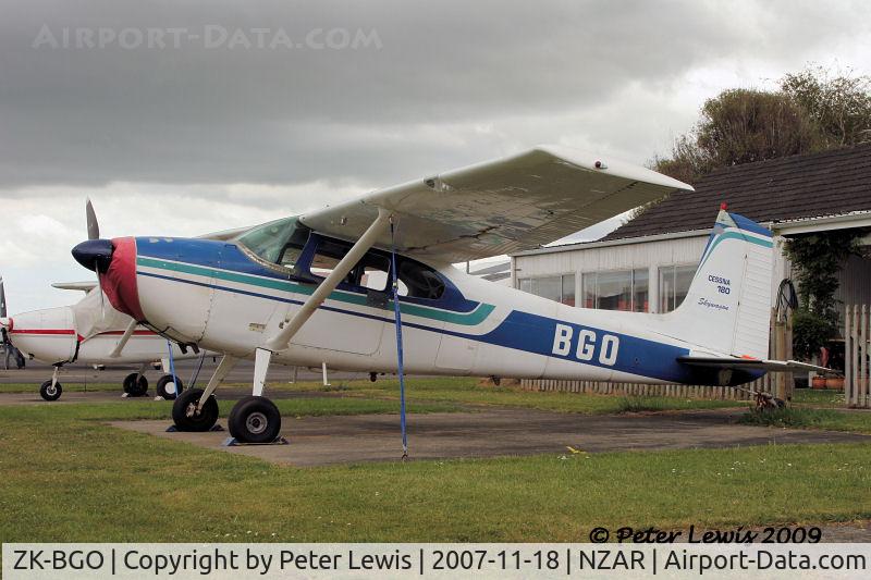 ZK-BGO, Cessna 180 C/N 31183, G W P Dugdale, North Shore