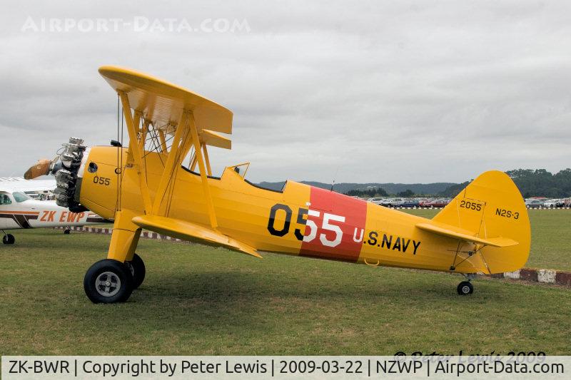 ZK-BWR, 1941 Boeing N2S-1 Kaydet (A75N1) C/N 75-2055, Kaipara Aviation Trust, Auckland