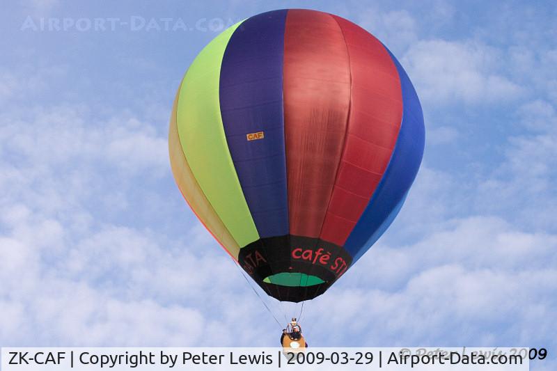 ZK-CAF, 2008 Strata 73-12 Hot Air Balloon C/N Strata 2008, Cafe Strata 2004 Ltd., Hamilton
