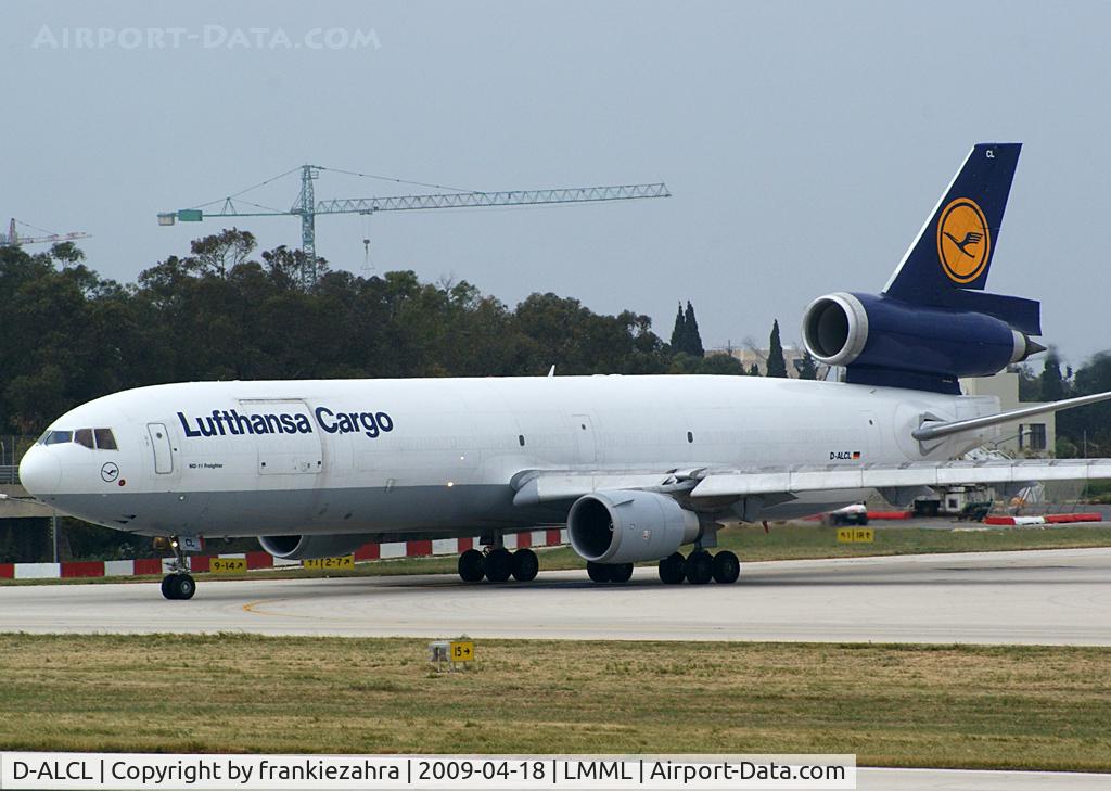 D-ALCL, 2000 McDonnell Douglas MD-11F C/N 48804, Lufthansa Cargo outbound for Frankfurt