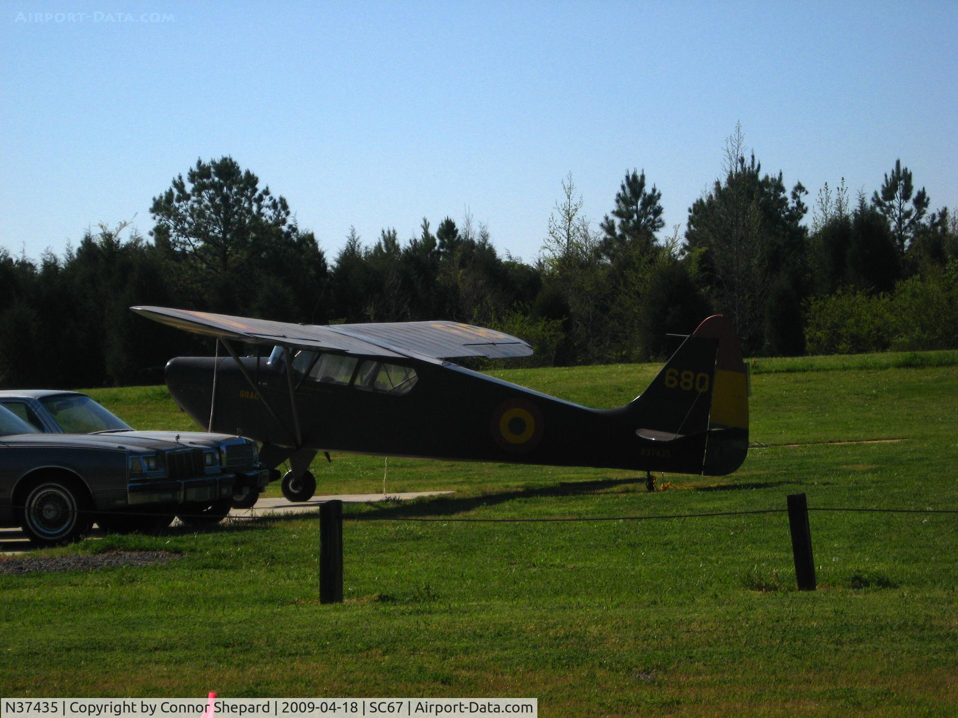 N37435, 1942 Interstate S-1A Cadet C/N 280, Interstate S-1A at a private airstrip in Rock Hill, SC