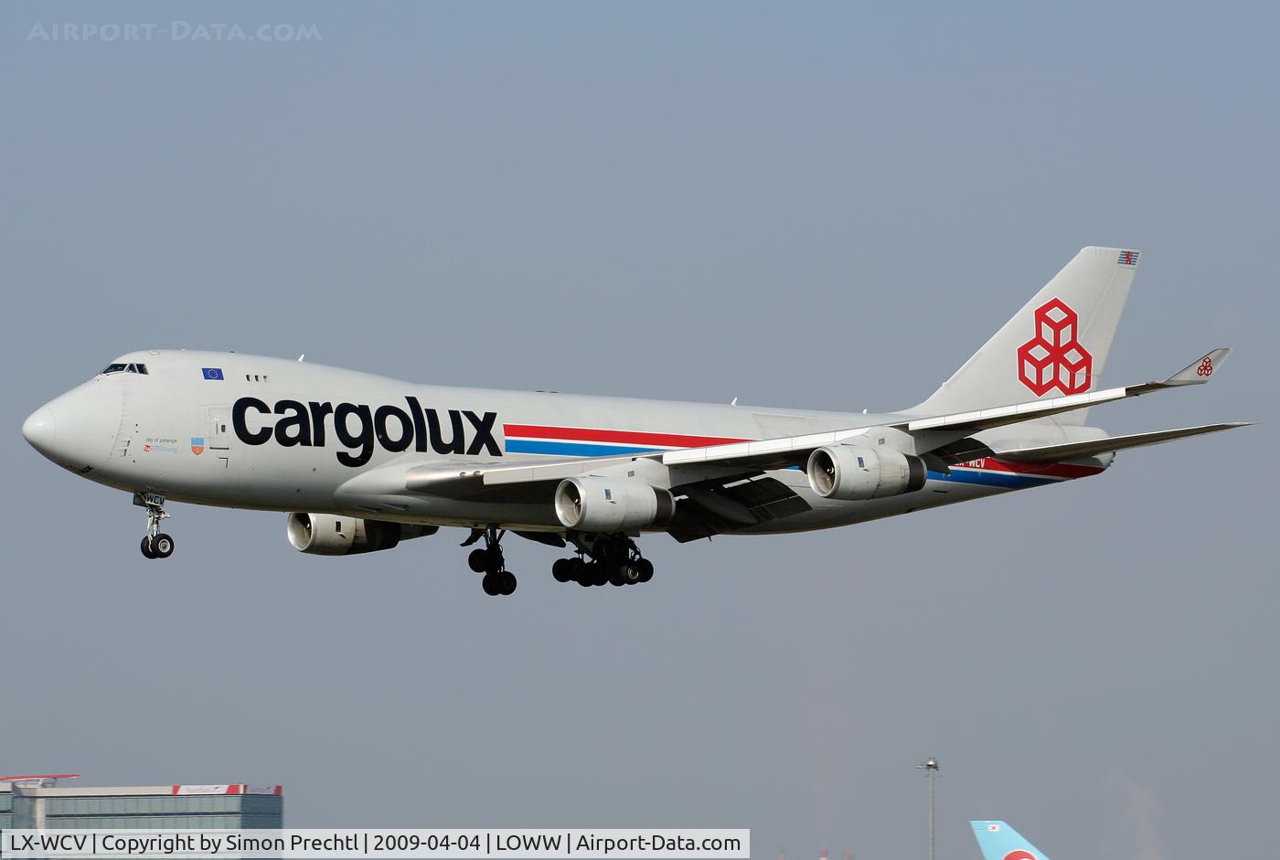 LX-WCV, 2007 Boeing 747-4R7F C/N 35804, LX-WCV @ Vienna Airport