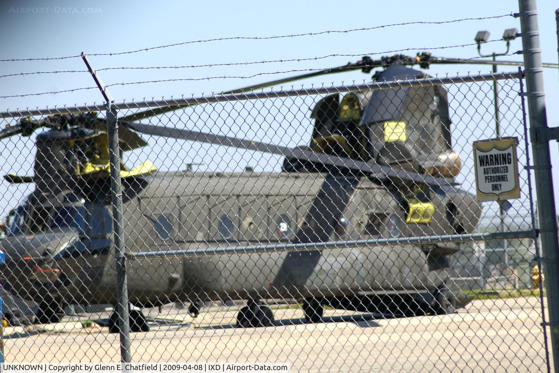 UNKNOWN, , CH-47D undergoing maintenance at the Army National Guard