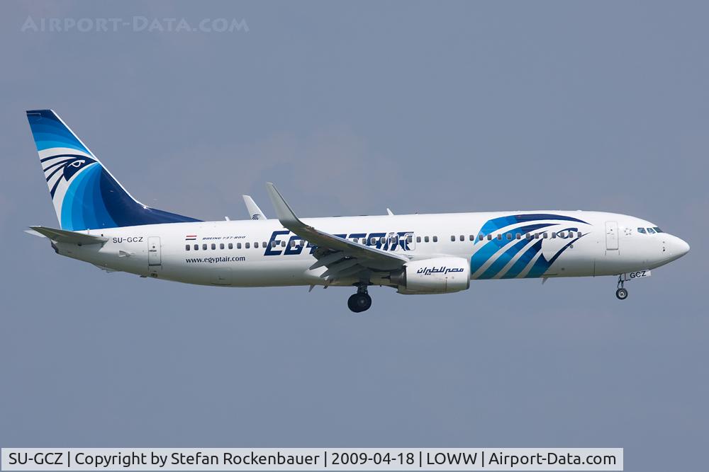 SU-GCZ, 2009 Boeing 737-866 C/N 35568, New livery.