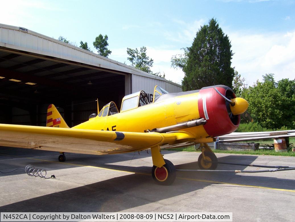 N452CA, 1952 Canadian Car & Foundry Harvard MK IV C/N CCF4-132, Taken at Silver Creek Airport, where the aircraft is based.