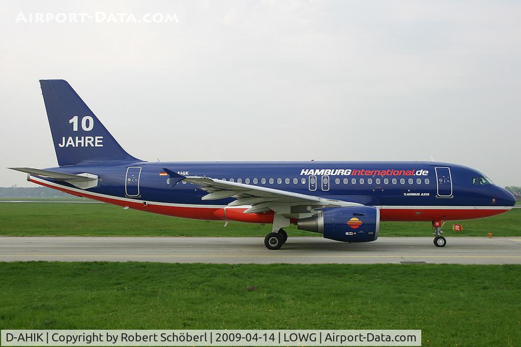 D-AHIK, 2008 Airbus A319-112 C/N 3560, Visitor @ GRZ/LOWG