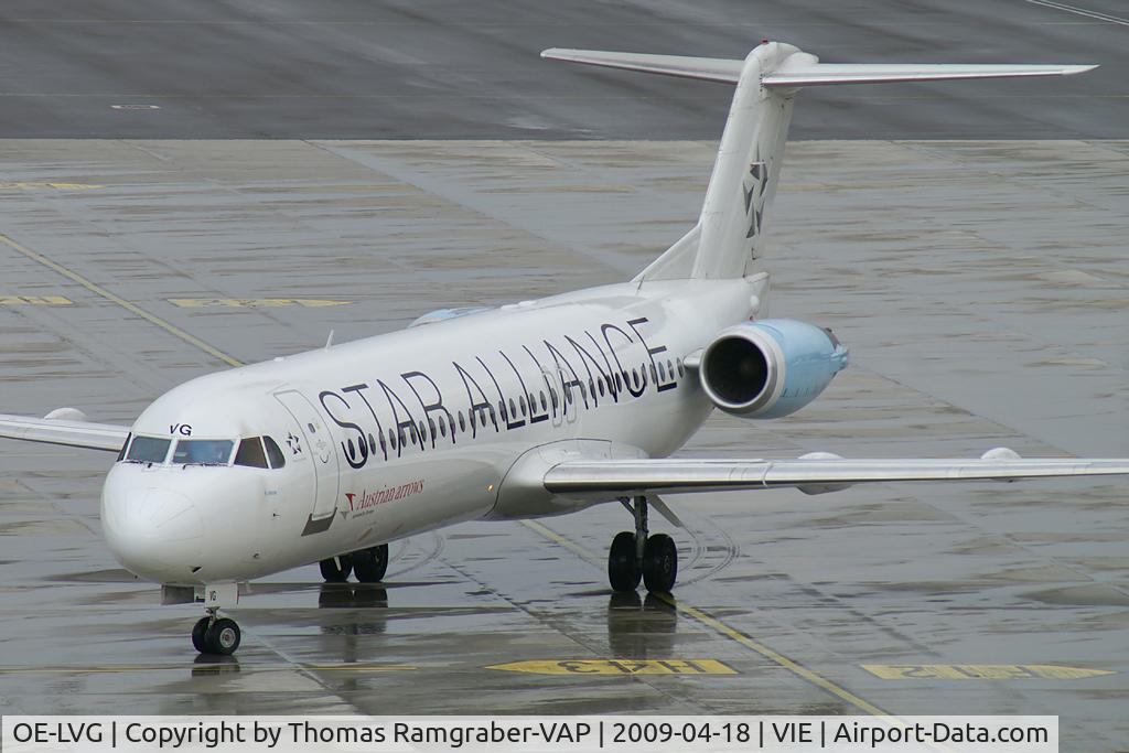 OE-LVG, 1994 Fokker 100 (F-28-0100) C/N 11520, Austrian Arrows Fokker 100