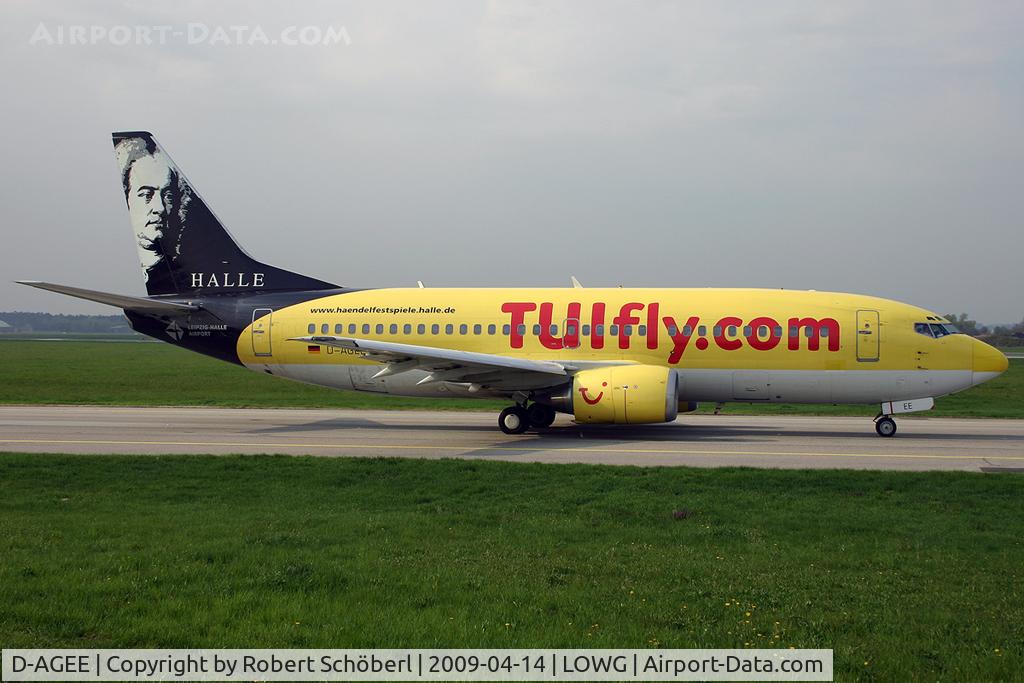 D-AGEE, 1988 Boeing 737-35B C/N 24238, Flight to CGN/EDDK