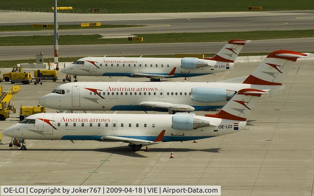 OE-LCI, 1996 Canadair CRJ-200LR (CL-600-2B19) C/N 7133, Austrian arrows Canadair Regional Jet CRJ200LR